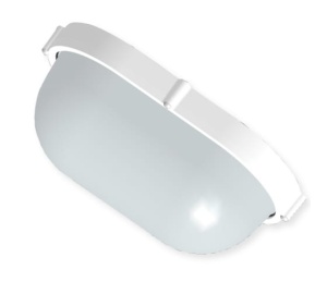 Светильник Банник 1201 овал большой белый