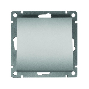 Выключатель Афина 1 кл серебро А0021-S