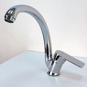 Смеситель д/кухни Vadoom ,Утка выс изл, катр. 35мм,на гайке