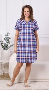 Халат жен. на молнии Тиара-1 р.58 (ЧЗ)