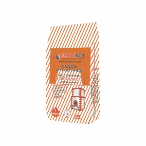 Смесь штукатурная жаростойкая высокопрочная 5кг Терракот