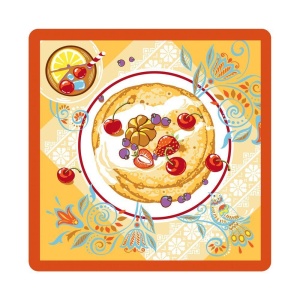 Прихватка Масленица 16х16,17х17