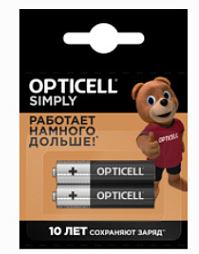 Батарейка OPTICELL АА пальчиковая 2штуки (2х10)