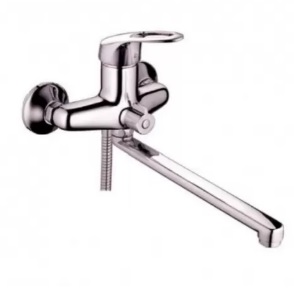 Смеситель для ванны AQUATTRO рычажный  излив плоский 30 см