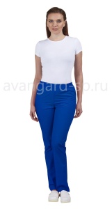 Брюки  женские Классика василек,  р.44-46/158-164(ЧЗ)РАСПР    