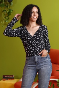 Футболка жен. длин.рук. вискоза 15365 р.44 (ЧЗ)