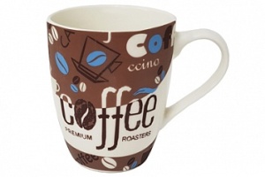 Кружка фарфоровая 340 мл Coffee 8 ТМ Rainbow