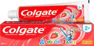 Зубная паста Колгейт Доктор Заяц 50 мл от 2-х лет