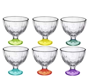 Креманка стекло 300 мл Звезда Лак Микс 1/12