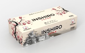 Салфетки INSHIRO картон 200штук 1х80 Комфорт