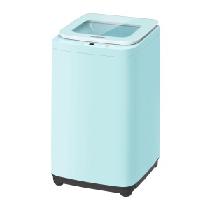 Машина стиральная WILLMARK WMA-451GH (автомат,3,5кг,10прог.,нагр.воды,верт.загр.,стекл.крыш,бирюз.) 