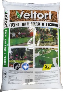 Грунт для сада и газона 25л Велторф  