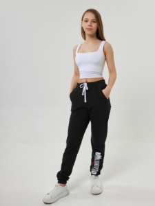 Брюки дев. GTR 190-009 рост 158 (ЧЗ)