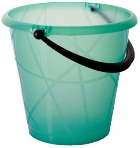 Ведро 13л Колор Ангарск прозрачное пищевое без крышки