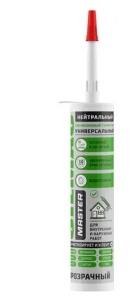 Герметик силикон нейтральный универсальный прозрачный 280мл СИЛМАК МАСТЕР картридж (12)