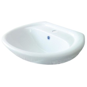 Умывальник 52 Луна 520х400х190 белый на пьедестале Луна