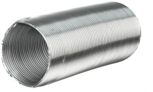 Воздуховод гофрированный d -125  до 3,0м