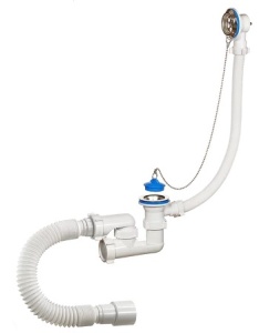 Обвязка д/ванны ОРИО регул с перел нерж чаш с гоф.труб  К-25