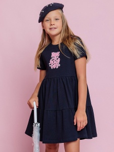 Платье дев. 016_ОС24 р.116 (ЧЗ)