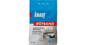Смесь штукатурная гипсовая 5кг Ротбанд Кнауф (6)