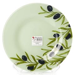 Тарелка стекло 260 мм обеденная Olive 