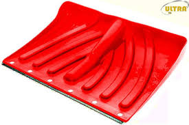 Лопата пластмассовая Крепышок 440х315мм планка на закл. БЕЗ ЧЕРЕНКА