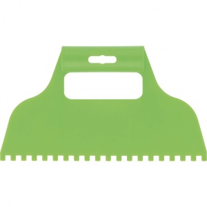 Шпатель для клея пластмассовый зубчатый 230мм 6х6мм Сибртех