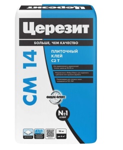 Клей д/керамической плитки 25кг СМ-14 Церезит