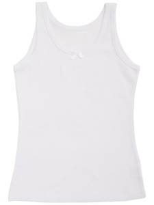 Майка дев. белый 04002 р.34/134,140 (ЧЗ)