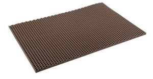 Коврик грязесборный CROCMAT 60х80см коричневый Sunster
