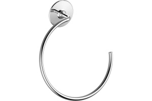 Полотенцедержатель KLEBER  полукольцо, хром, клейкая лента