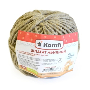 Шпагат льняной 50м 1250текс Komfi/60