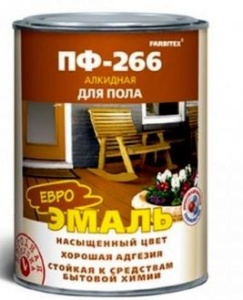 Эмаль Пф-266 д/пола золотистая 0,8 кг (14) Farbitex