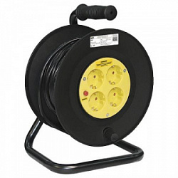 Удлинитель У16-010 4гн 50м на катуш КГ2х2,5 с з/шт и крышками 330678