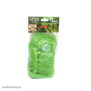 Сетка от птиц 2х10м (15х15) зеленый