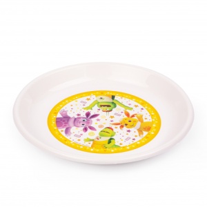 Тарелка детская Лунтик плоская Башпласт