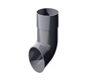 Слив трубы серый   