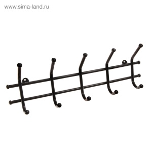 Вешалка настенная 5 крючков Норма 5