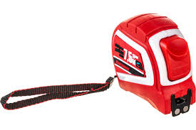 Рулетка 7,5мх25мм автостоп и магнит, двусторонняя "Монтажник" 