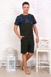 Костюм муж. (футб+шорты) 41521 р.50 (ЧЗ)