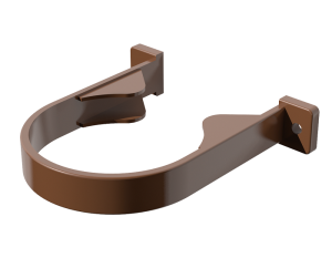 Хомут трубы коричневый 