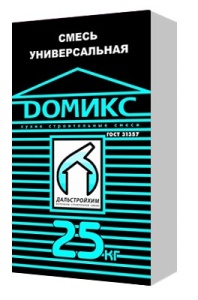 Смесь для устройства полов Универсальная 25 кг Домикс (49) ГОСТ 31357