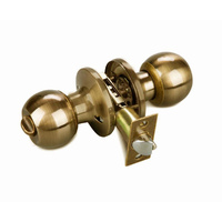 Ручка-защ. кнопка ЧИБИС фикс 3067 золото