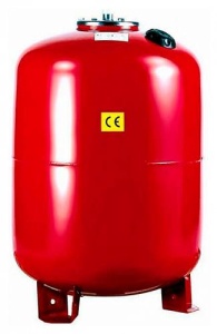 Бак расширительный STOU на отопление 100л (красный)