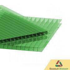 Поликарбонат зеленый  2,1х3м т.4мм