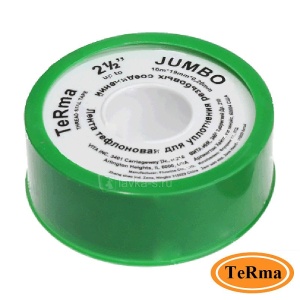 Фумлента TERMA JUMBO 2.1/2* 10м*19мм*0,2мм (ЗЕЛЁНАЯ УПАКОВКА)