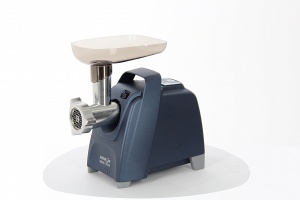 Электромясорубка Аксион М62.01 2000Вт,синий.Реверс,насадка для приготовления колбас, насадка для кеббе.