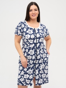 Халат жен. на молнии У212хр3369 р.58 (ЧЗ)