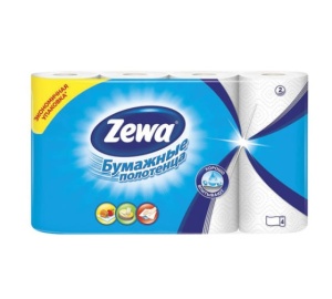 Полотенца кухонные Zewa 2сл  4шт