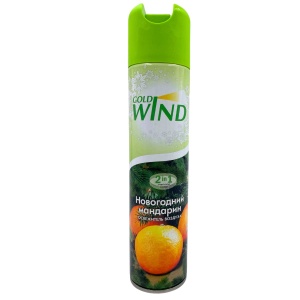 Освежитель воздуха 300мл Gold Wind Новогодний мандарин (12) ЧЗ